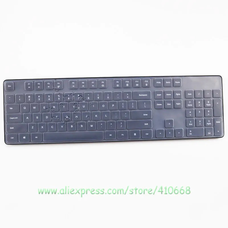 For Xiaomi Mi Wireless Keyboard Mouse Keyboard Cover Protector Skin Silicone Dustproof Desktop PC