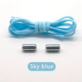 Elastic No Tie Shoelaces Semicircle Shoe Laces for Kids and Adult Sneakers Shoelace Quick Lazy Metal Lock Laces Shoe Strings