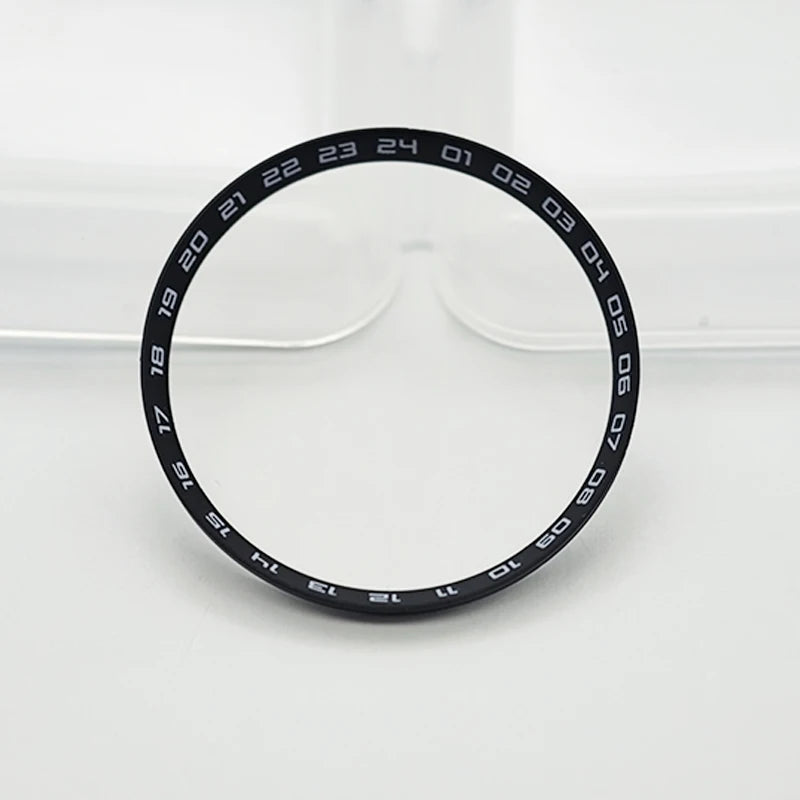 30.5mm Watch Chapter Rings Fit SKX007 SKX009 SRPD Watch Case Plastic Inner Ring NH35 NH36 Movement Men's Watch Parts Replace