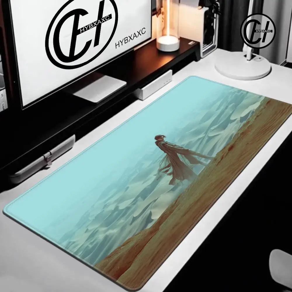 Hot Dune Mouse Pad Kawaii Gaming Accessories Keyboard Desk Mat Desktop Carpet Large PC Gamer HD Printing Mousepad Boyfriend Gift