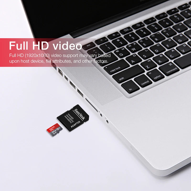 SanDisk Micro SD Card 128GB 32GB 256GB Memory Card 64GB Class 10 A1 Cartao De Memoria for Smartphone/Tablet