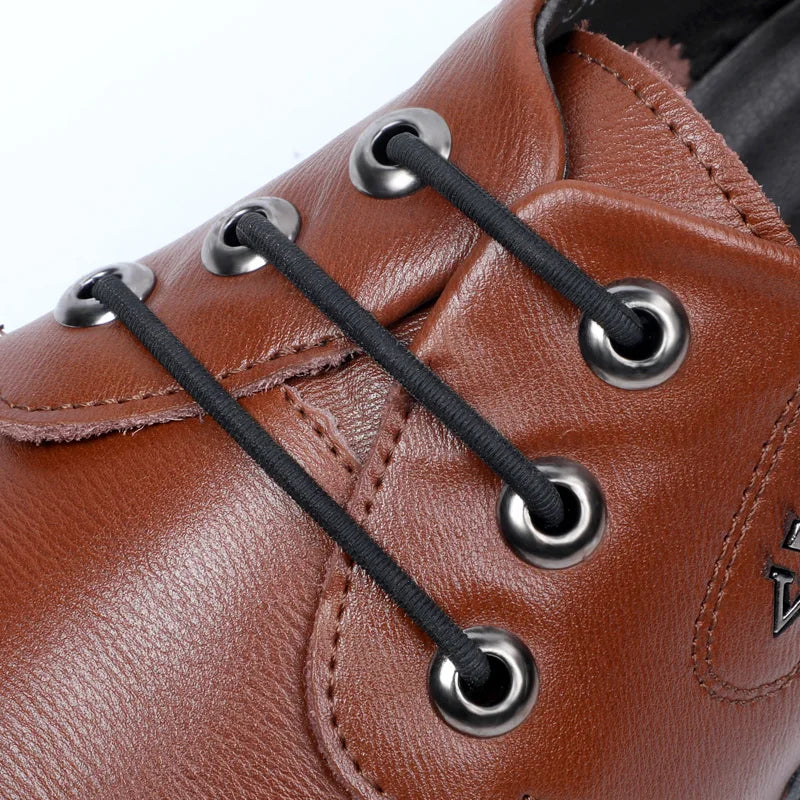 12pcs/set Leather Silicone Shoelace for Sneakers Shoes lace Lazy No Tie Shoelaces Elastic Shoe Lace Suitable for Unisex laces