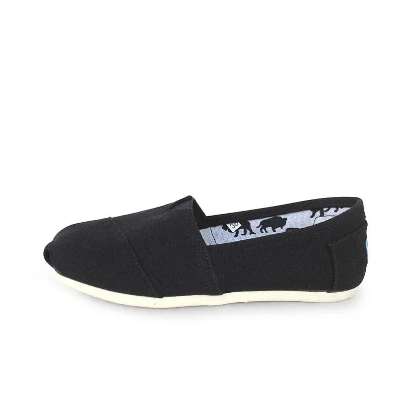 Summer Blue Loafers Men Classic Canvas Flats Shoes Women Comfortable Breathable Men Casual Shoes Slip-on Espadrilles