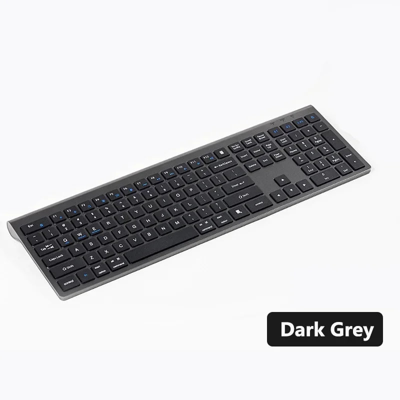 Bluetooth Keyboard Three-mode 2.4G Wireless Keyboard and Mouse Combo Multi-Device Rechargeable Keyboards for IOS/Android/Windows