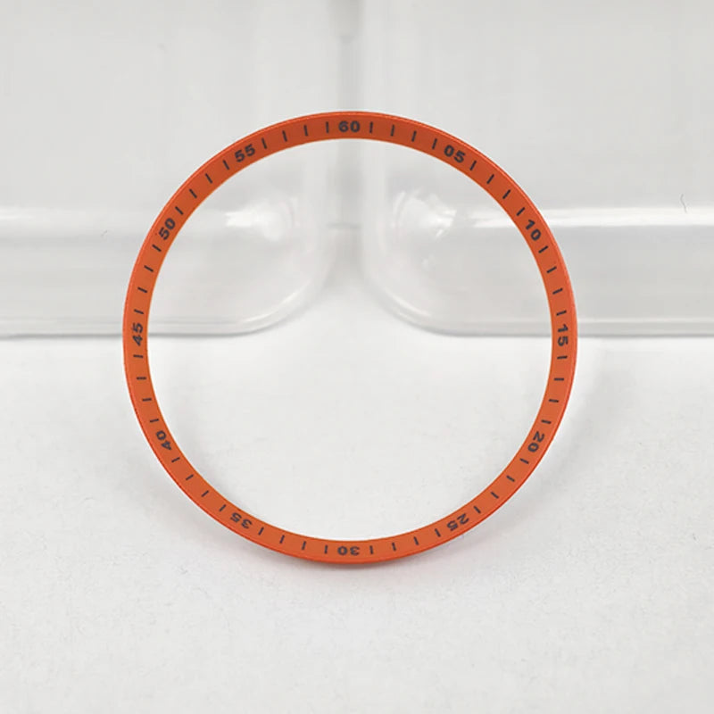 30.5mm Watch Chapter Rings Fit SKX007 SKX009 SRPD Watch Case Plastic Inner Ring NH35 NH36 Movement Men's Watch Parts Replace