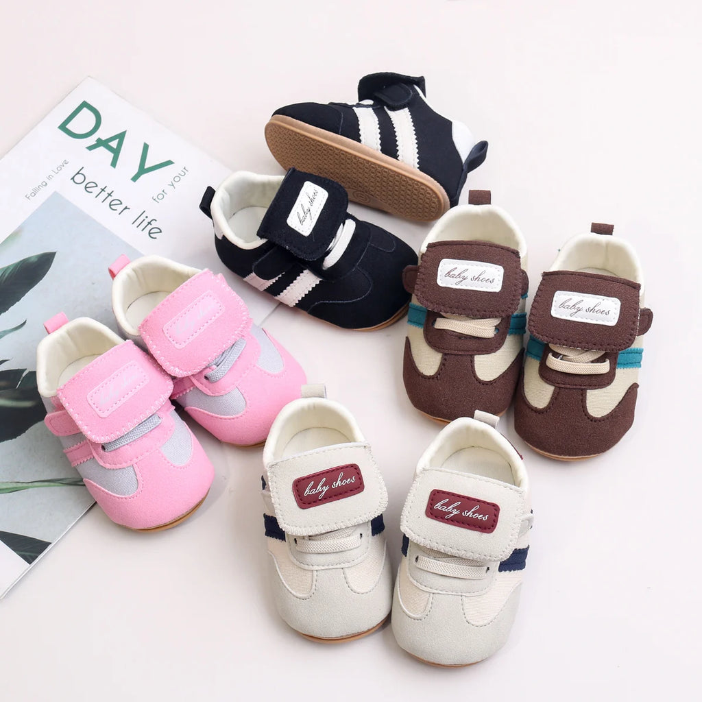 2025 Spring Autumn Baby Boys And Girls First Walking Indoor Outdoor Casual Toddler Shoes With Fashionable Design And TPR Sole
