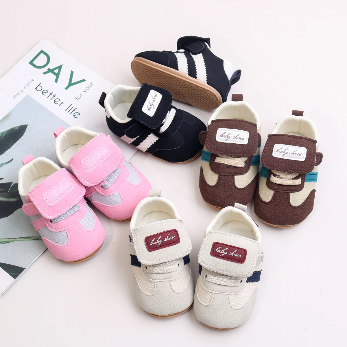 2025 Spring Autumn Baby Boys And Girls First Walking Indoor Outdoor Casual Toddler Shoes With Fashionable Design And TPR Sole