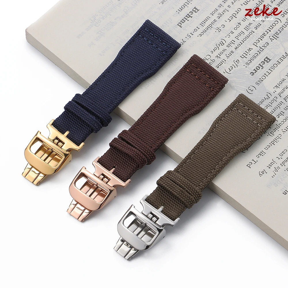 Stainless Steel Watch Buckle Silver Gold Rose Watch Clasp Accessories 18mm Replacement Buckle for Jaeger Watch Strap with Tool