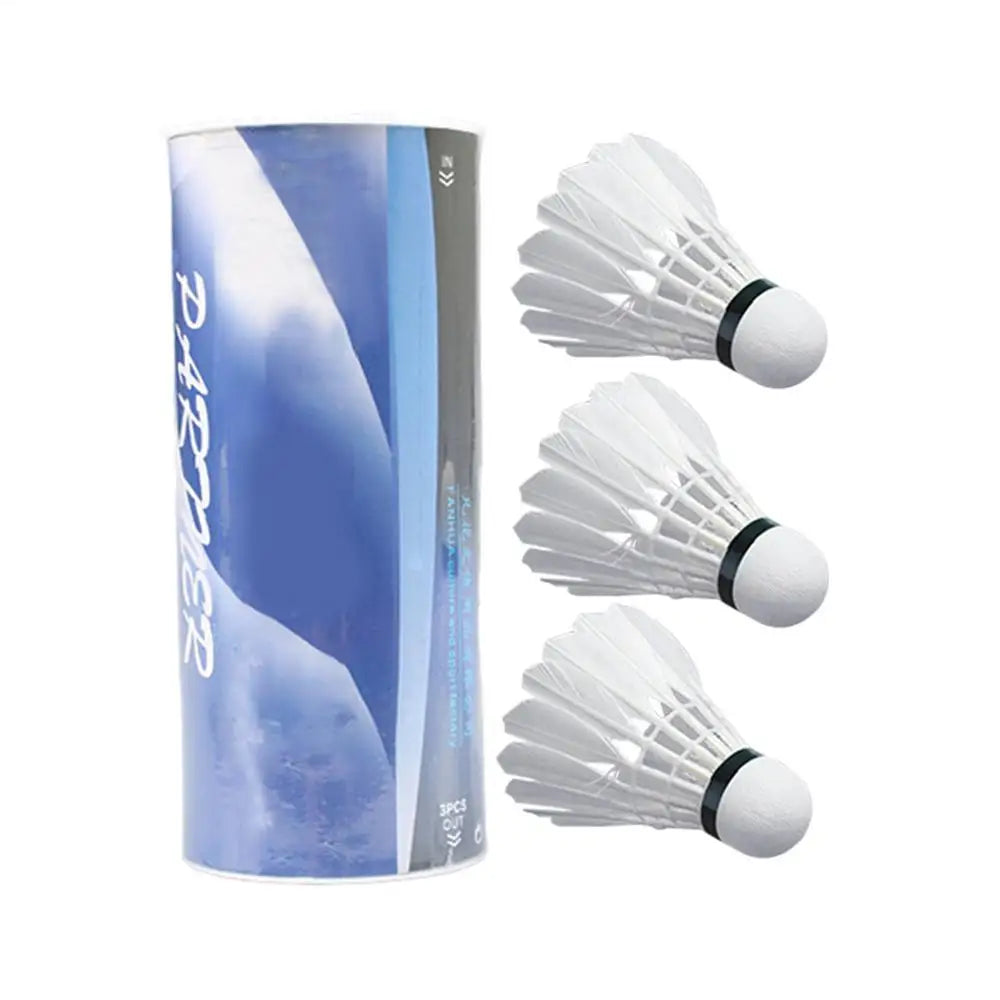 3/6/12X High Durability Feather Shuttles Badminton High Stability Badminton Shuttlecocks for Beginners Badminton Shuttlecocks