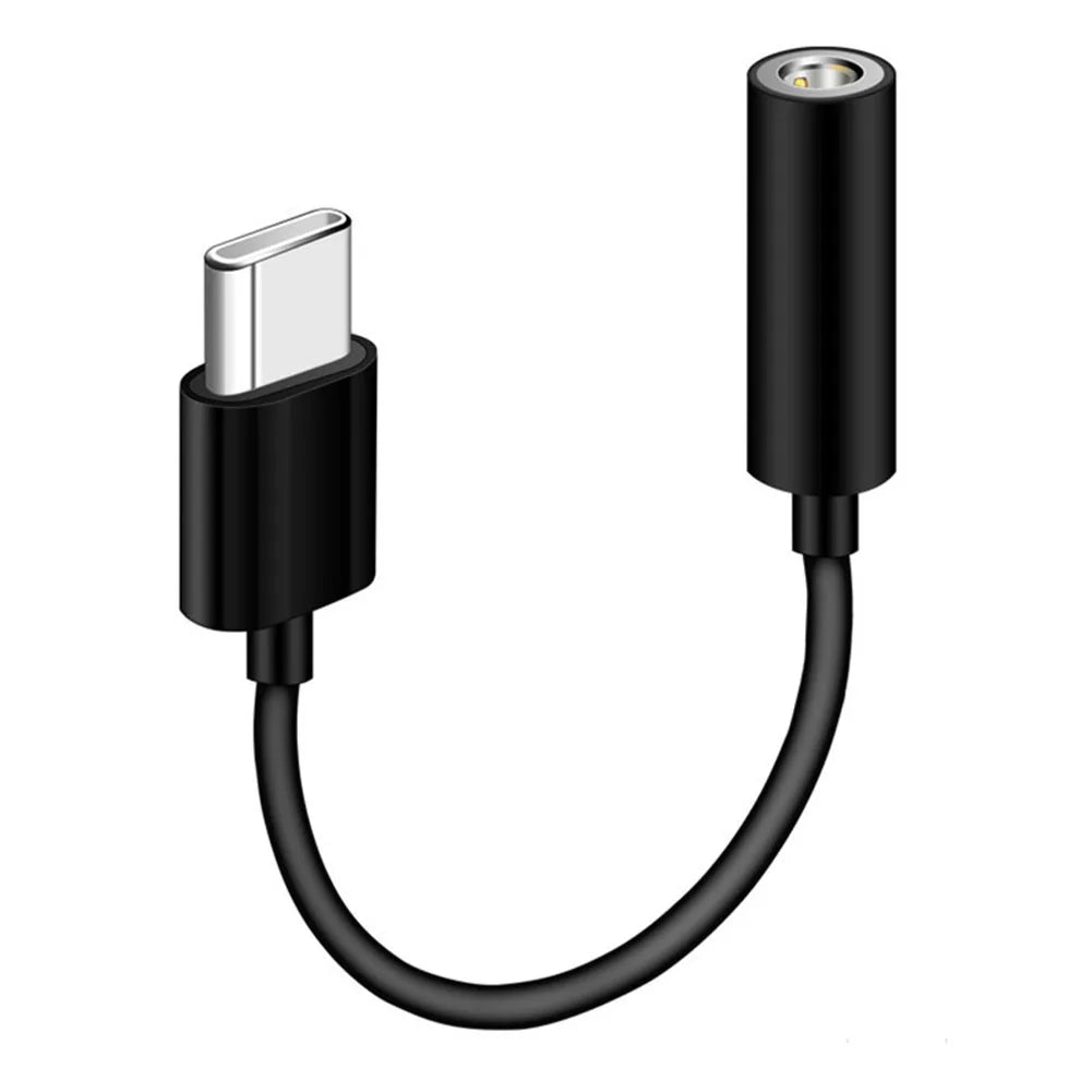Type C Headset Adapter Portable Type-C To 3.5mm Aux Adapter Earphone Cable Converter for Smart Phone Accessories