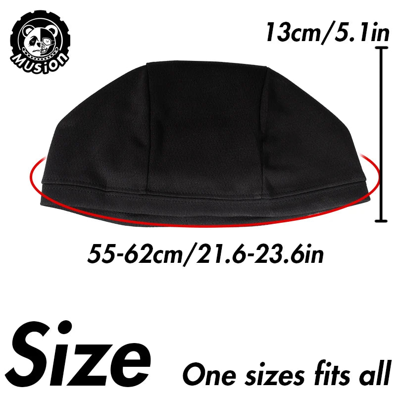Musion Head Cover Motorcycle Helmet Inner Cap Sweat-Absorbing High Stretch Outdoor Sports Cap