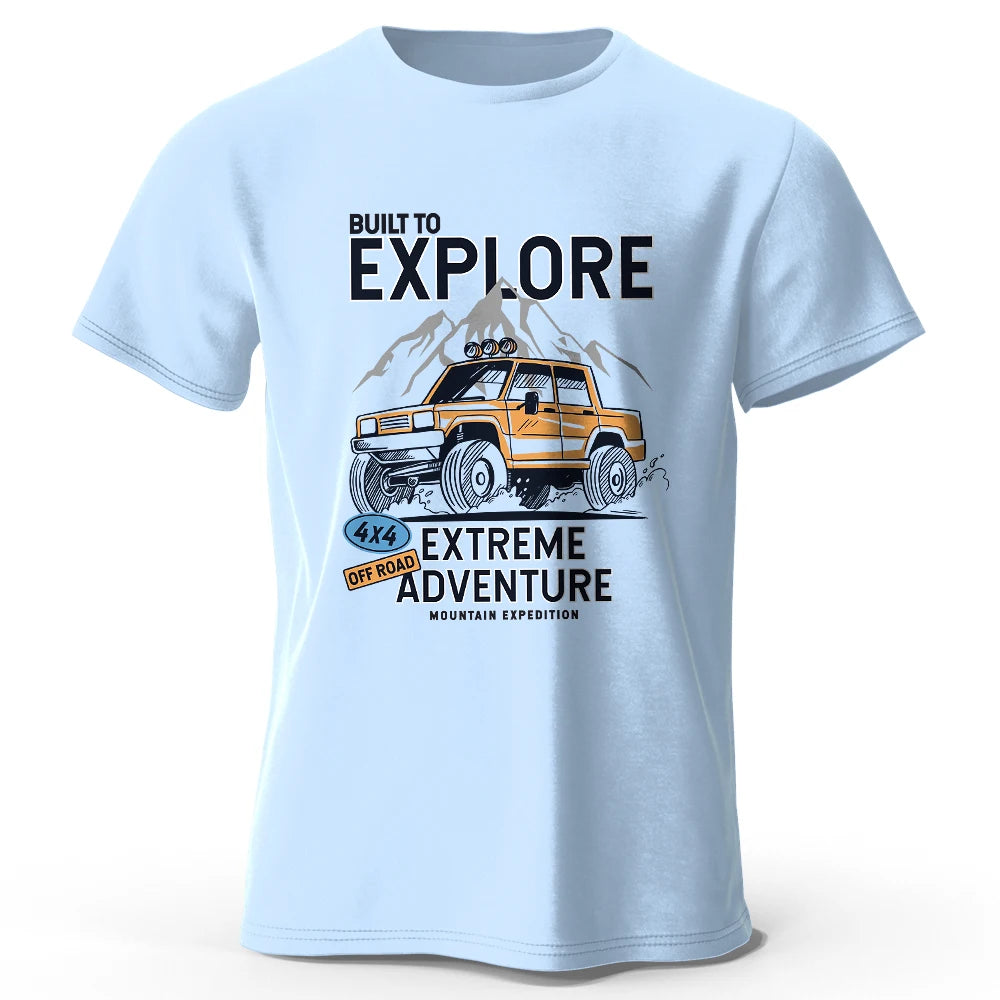 Vintage Rally Crest Printed Unisex Men Women T-Shirt Tees Tops 100% Cotton Weatherproof Patina Graphic Adventurer Gear