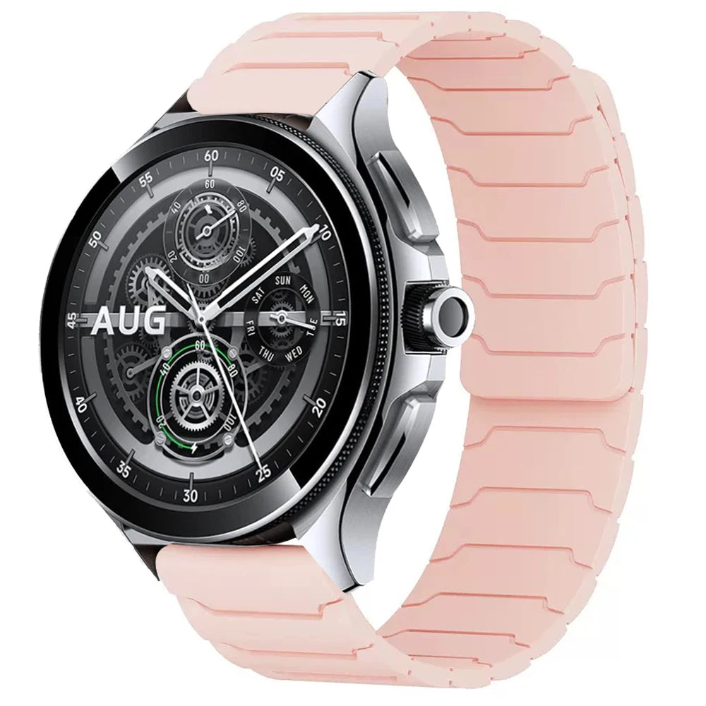 20/22mm Magnetic Band For Xiaomi Watch 2 Pro/Color 2/Mi Watch S1 S4 Sport Strap For Amazfit Bip 6 5/BALANCE 2 Silicone Bracelet