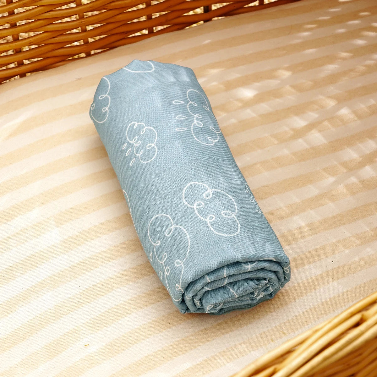 Elinfant 100% Cotton 120*110cm 2 Layers Newborn Baby Bath Towel Wrap Muslin Swaddle Blankets Wholesale Dropshipping