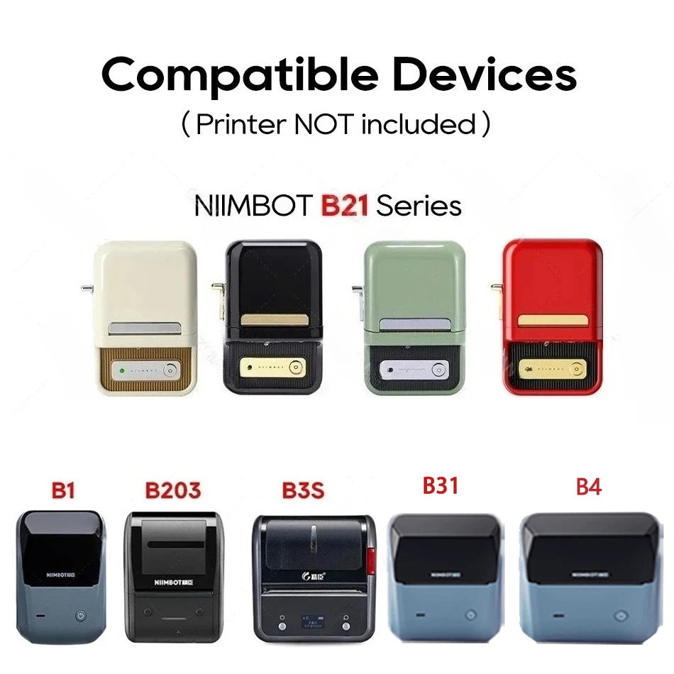 Niimbot Thermal Jewelry Label for B1 B21 B31 B4 B3S B203 Printers Waterproof Ornaments Glasses Sticker Accessories Price Tag