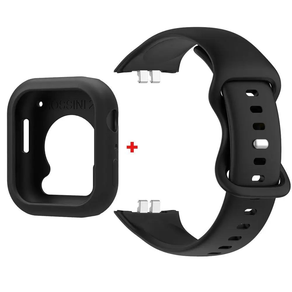 Silicone Watchband Strap+Case for Huawei Honor Choice ROSSINI 2i Smartwatch Bracelet & Case Film Replacement Wrist Band Correa