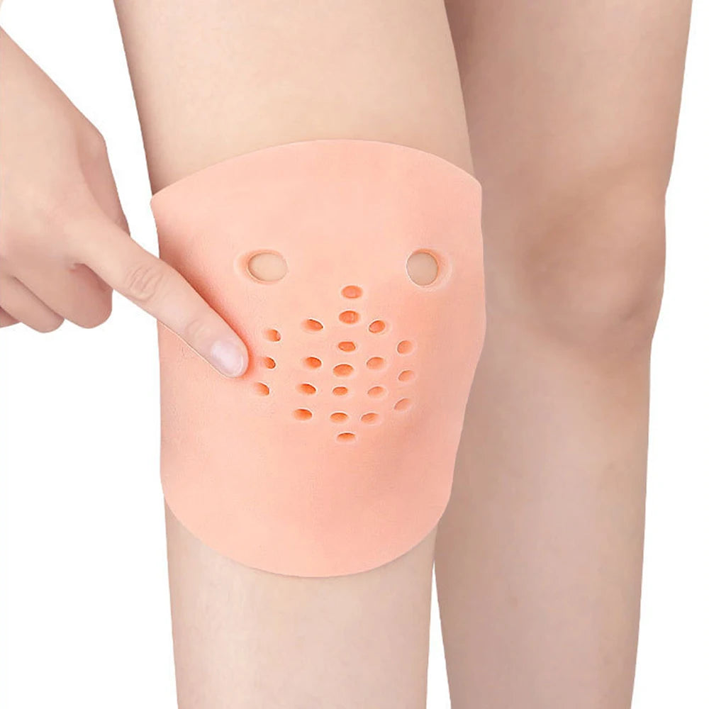 1PCS Silicone Knee Braces, Magnetic Compression Support Sleeve Brace, Thickened Patella Knee Pads Sport Protectors