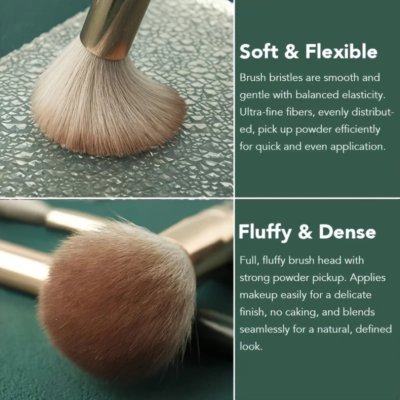 14pcs Soft Makeup Brush Set, Foundation Brush Loose Powder Eyeshadow Brushes, Complete Makeup Tool Set for Beginners And Profess