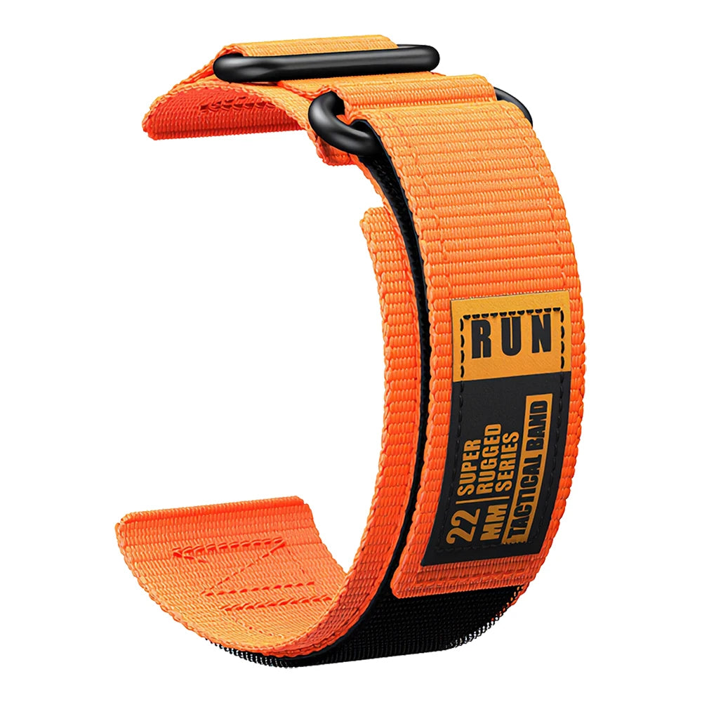 22mm Hook and Loop Nylon Strap For Xiaomi Watch 5 / S4 Sport / S3 / S2 / S1 Pro Sports Wrist Band Bracelet Accessories