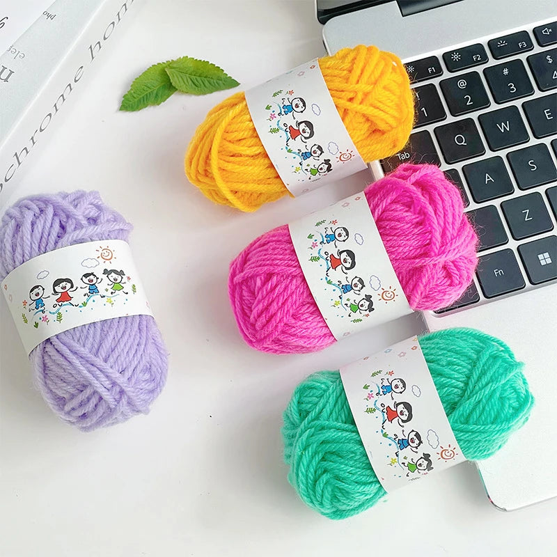 12Pcs Soft Warm DIY Cotton Wool Threads Soft Yarn Fine Quality Hand-Knitting Thread For Handmade Knitting Crochet Yarn