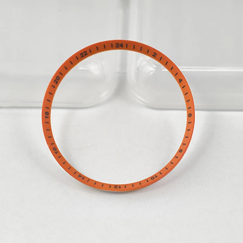30.5mm Watch Chapter Rings Fit SKX007 SKX009 SRPD Watch Case Plastic Inner Ring NH35 NH36 Movement Men's Watch Parts Replace