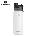 ROCKBROS Thermal Water Bottle Sports Water Bottle Non Slip Stainless Steel Cold And Hot Thermo Cup Cycling Hiking Equip