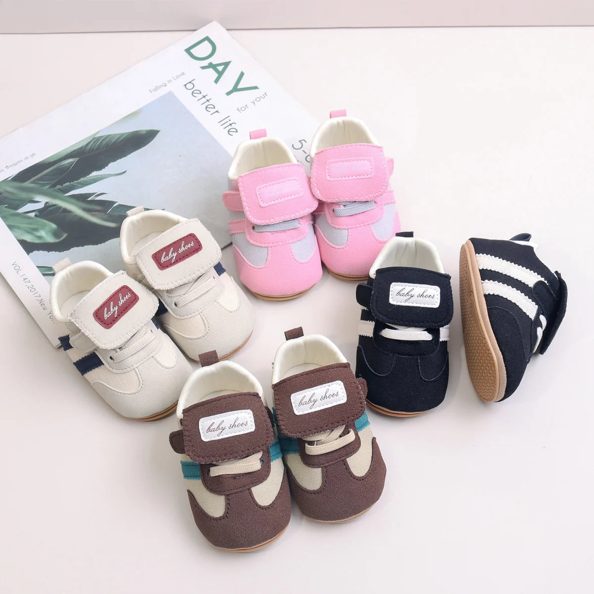 2025 Spring Autumn Baby Boys And Girls First Walking Indoor Outdoor Casual Toddler Shoes With Fashionable Design And TPR Sole