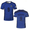 ISAGI 3D Print Sports Quick-dry Breathable Men T-Shirt Anime Cosplay Harajuku Football Team Training Parent-child Short Sleeve