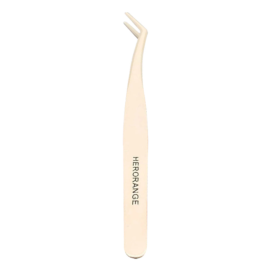 Stainless Steel Lower False Eyelashes Tweezer Lashes Extension Hair Removal Tweezers DIY Eyelashes Applicator Makeup Tools