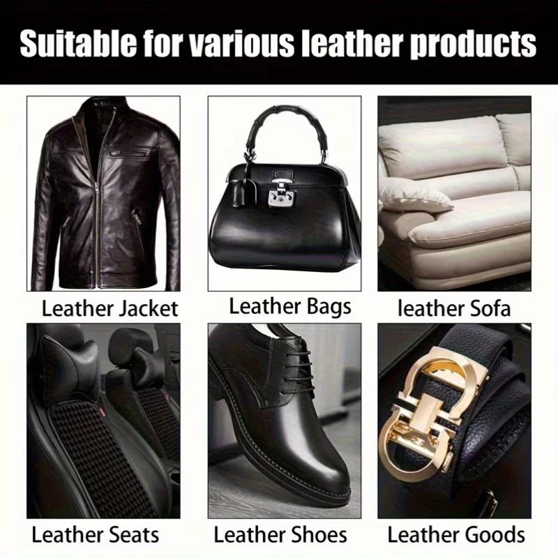 Leather Cream Shoe Polishing Maintenance Care Paste Black General Color Shoe Wax Car Leather Care and Interior Nourish