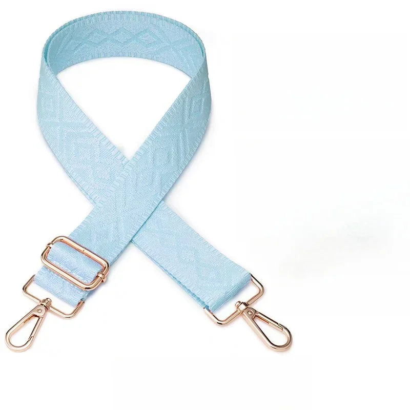 3.8cm Wide Jacquard Bag Strap Adjustable Replacement Crossbody Shoulder Strap for Handbags