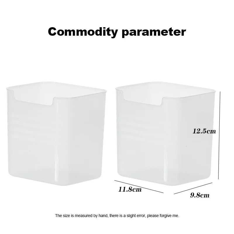 Fridge Organizer Refrigerator Side Door Organizer Box Food Sorting Crisper Household Kitchen Organizing Food Grade Kitchen Box