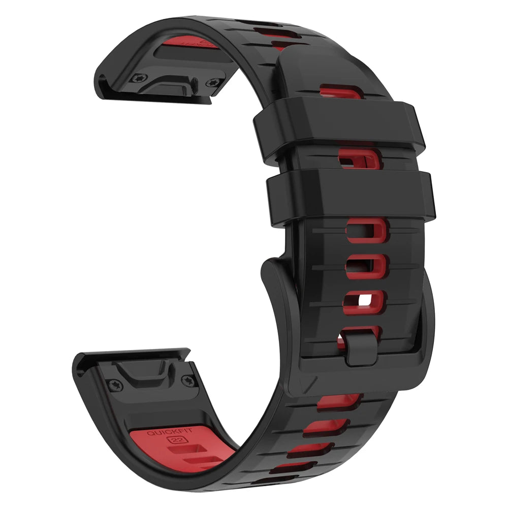 Sport Strap Silicone Watch Band 22mm 26mm For Garmin Fenix 8 Pro E 7 7X 6 6X 5 5X Plus Quick Release Bracelets Women Men Correa