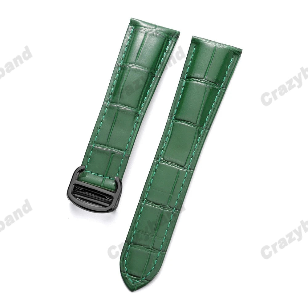 Genuine Leather Watch Strap for Cartier Tank London Solo Business Men‘s Soft Bracelet High Quality New Wrist Band 18mm 20mm 22mm