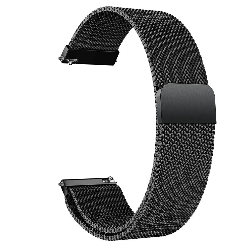 20mm/22mm Milanese band For Amazfit GTS/2/2e/3/4/GTS2 Mini/GTR 42mm/47mm/GTR2/3/4/Pro stratos Metal Bracelet Amazfit bip strap