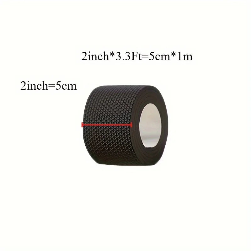 Self adhesive sole repair tape - anti slip, noise reducing protective film for high heels, sports shoes, and sandals
