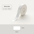 Niimbot Transparent Label Self-Adhesive Round Sticker White Paper For Niimbot D11 D110 Mini Portable Thermal Printer Tag Maker