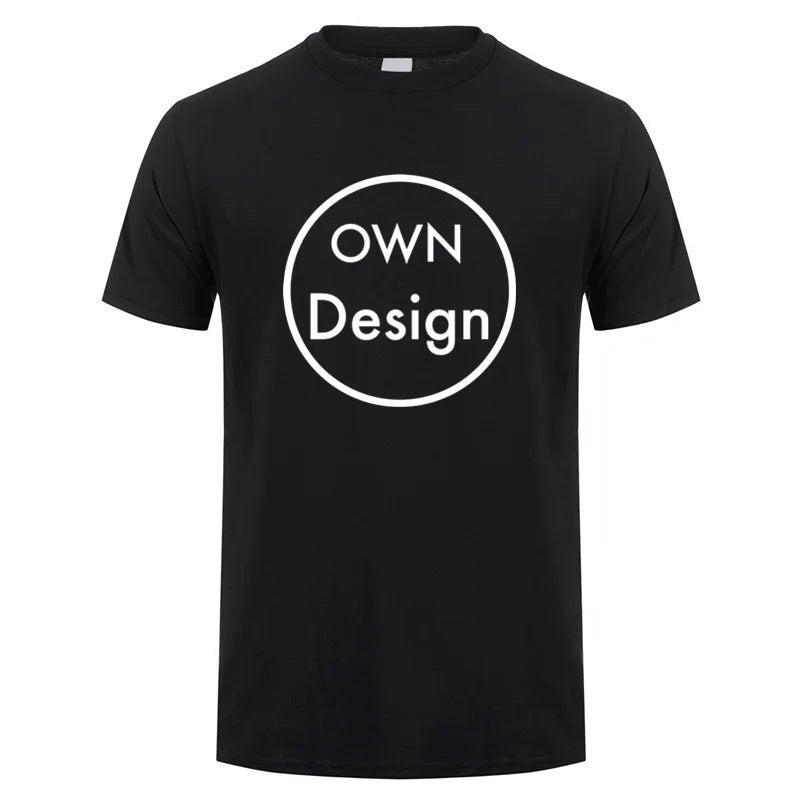 Custom T Shirt Make Your Design Logo Text T-shirt Men Women Customized Print Original Design Gifts Tshirt Streetwear Clothing