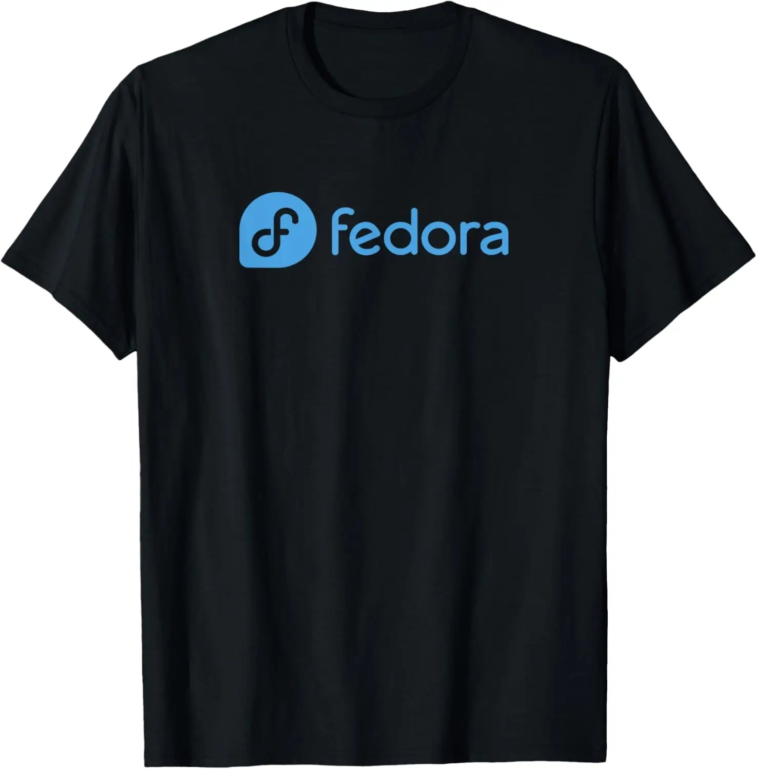 Linux Fedora T-Shirt White Tagline & Logo Open Source Os Tee T-Shirt Unisex Summer Streetwear Tops Mens Clothing Ropa Hombre