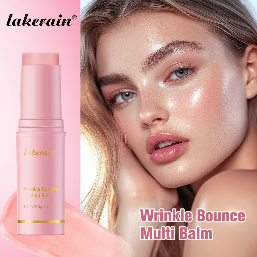 Pink Hydrating Stick Deep Hydrating Facial Skin Multi-functional Long-lasting Brightening Smooth Wrinkle Stick Skin Care Makeup