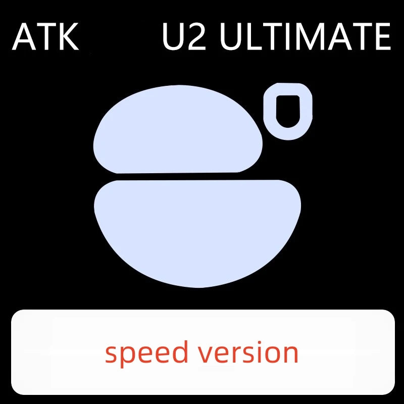 1 Set Meow Gaming Gear Ultraglide Mouse Skates For ATK U2 Mini/ Pro/ ULTRA/ ULTIMATE Brake Control Silence Feet ICE Glides PTFE