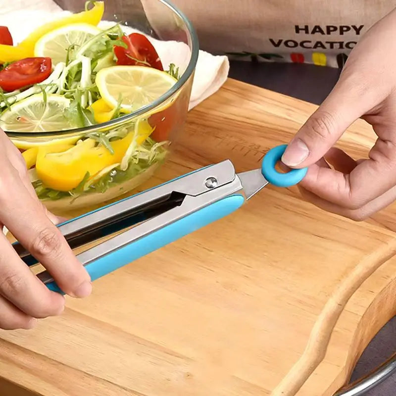 PP food tongs, bread tongs, stainless steel tongs, mini bread tongs, cake tongs, kitchen tools