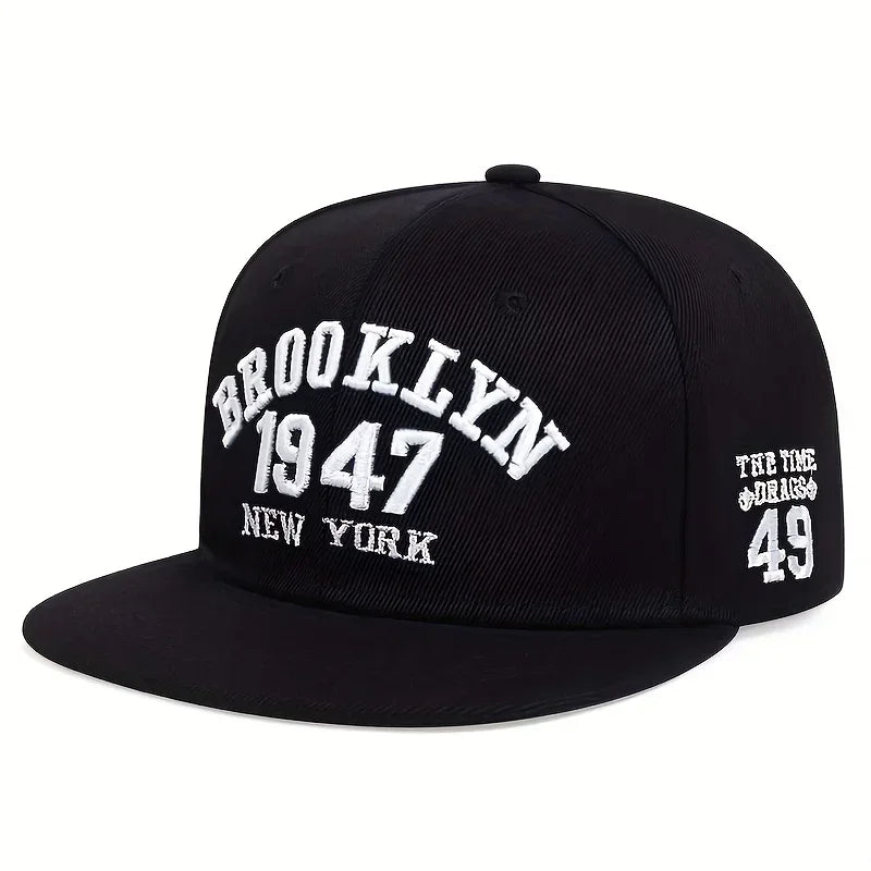 Unisex BROOKLYN Embroidery Hip-hop Hats Spring Autumn Outdoor Adjustable Sports Casual Baseball Caps Sunscreen Hat Sports Cap