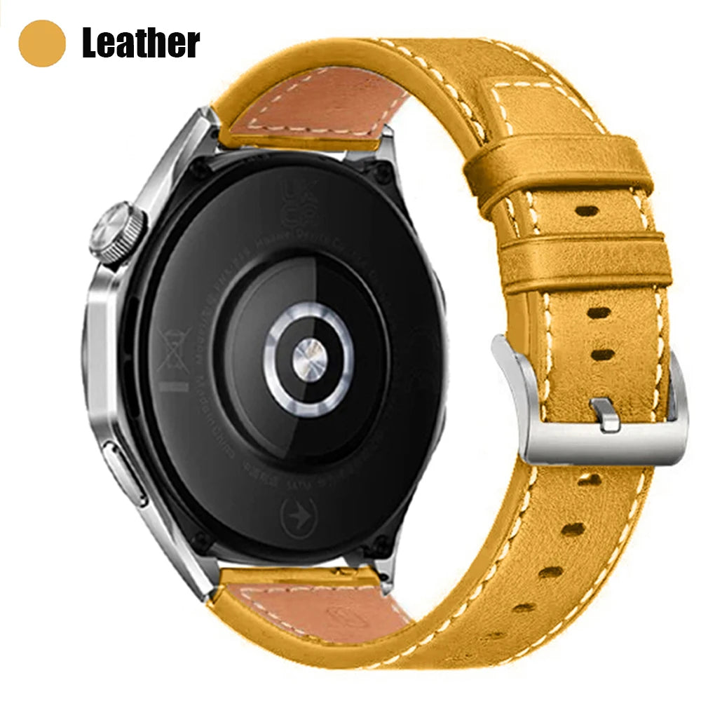 Replacement 22mm Strap For Huawei Watch GT6 6Pro GT5 GT 4 3 2 46mm Watch 5 4 Pro Smartwatch Leather Silicone Bracelet Wristbands