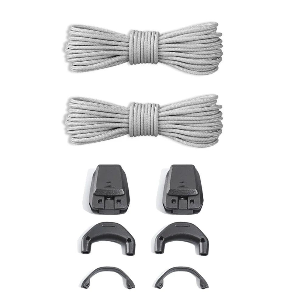 1Pair Without Ties Quick Lace Kit Round Tennis Creative No Tie Shoelaces Running Sneakers Shoelaces for Salomon Shoe Accessories