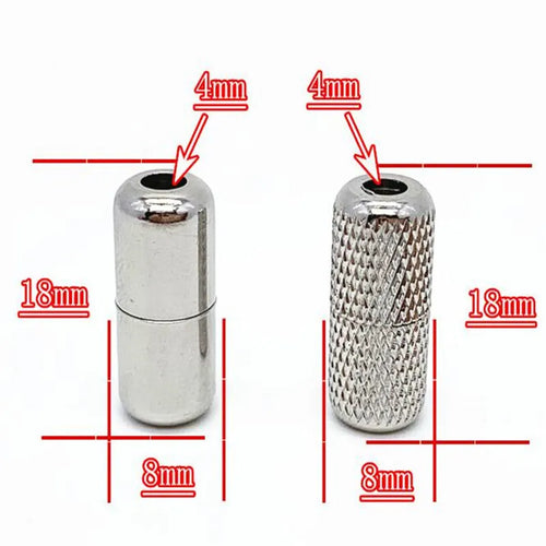 1Pair Elastic Laces Clasps Metal Capsule Lock Buckles Tip Ends Lazy Shoelace No Tie Shoelaces Tieless Accessries