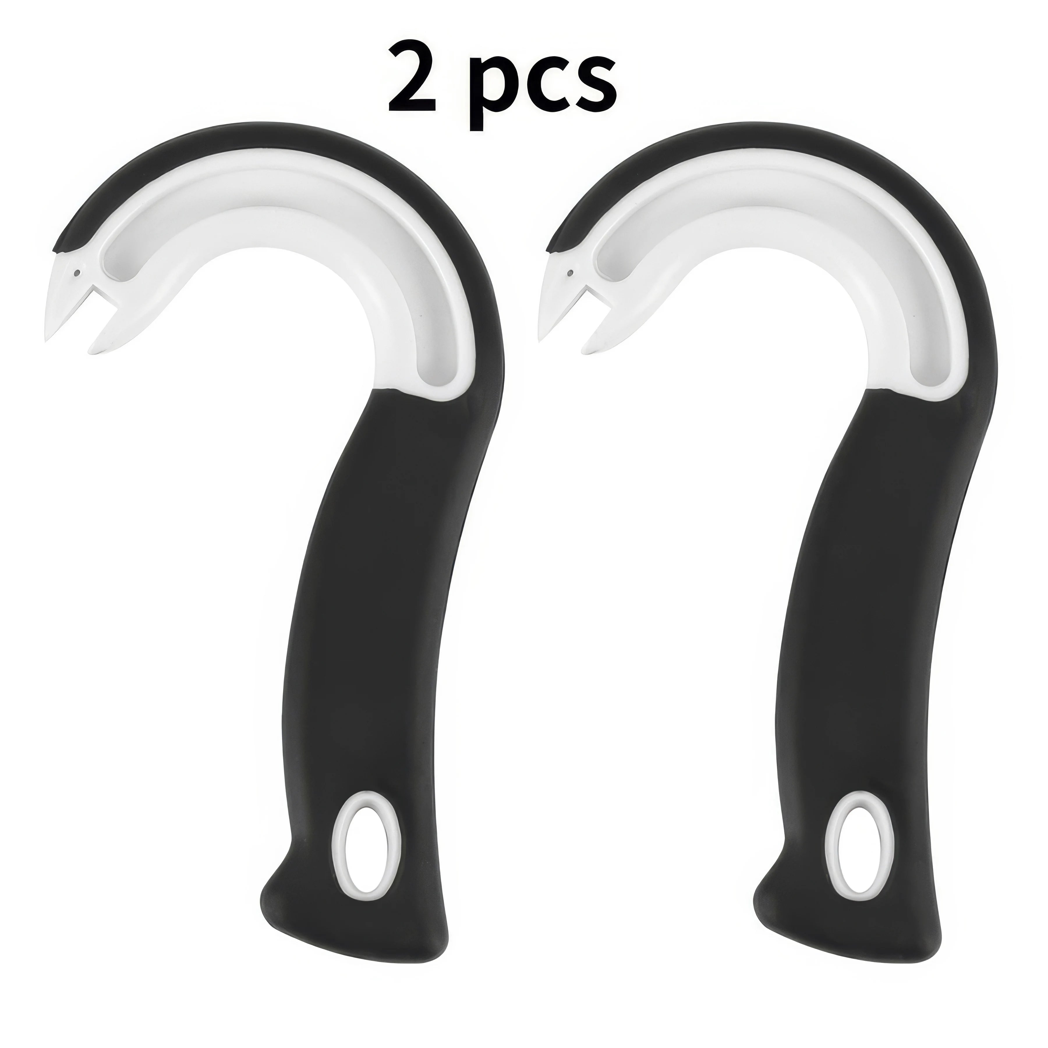 1/2 Hook Type Can Opener Black, Durable Plastic Construction, Essential for Restaurants, Modern Kitchen Tool, Brand Opener