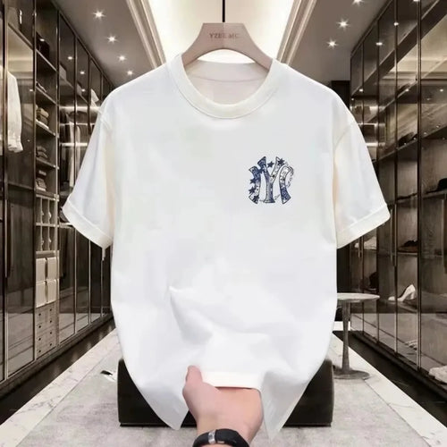 2026 New Trendy Street Printed Men's Short-sleeved T-shirt - A Street-style Comfortable Summer Loose Men's T-shirt