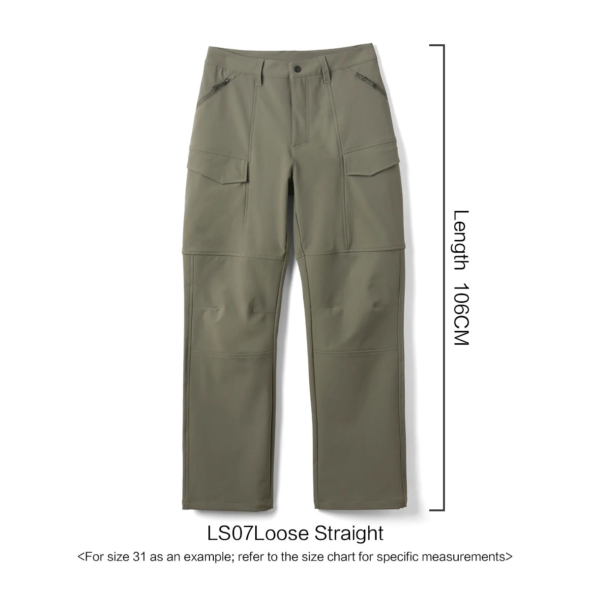 SIMWOOD 2026 Spring New Loose Straight Water Repellent Softshell Pants Men Elastic Hiking Trouser
