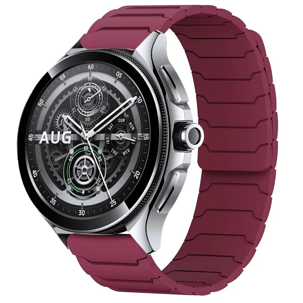20/22mm Magnetic Band For Xiaomi Watch 2 Pro/Color 2/Mi Watch S1 S4 Sport Strap For Amazfit Bip 6 5/BALANCE 2 Silicone Bracelet